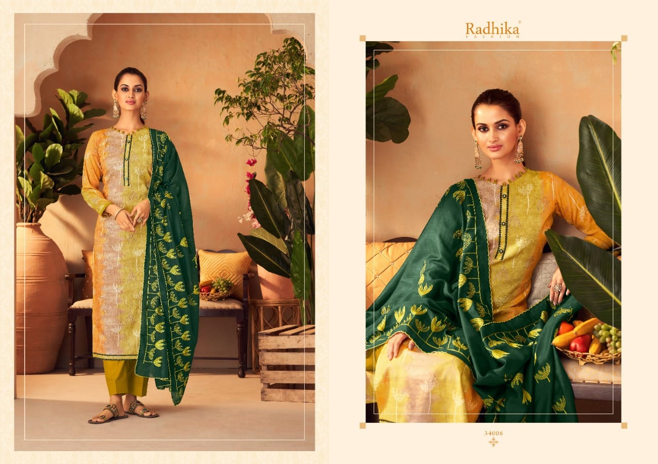 Azara Blossom 11 Fancy Designer Festive Wear Latest Salwar SUit Collection